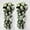 White, variant on Vivid Artificial Hanging Orchid Bunch, 2 Pack Artificial Long Hanging Bush Flowers Strings, Fake Silk Orchid Bunch for Holiday Wedding Home Party Decor