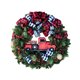 thumbnail image 1 of Guirnalda De Navidad Decoración Del Festival Adorno Puerta De Madera Y Tela Decoración Colgante Patrón De Coche Para La Decoración De La Ventana De Navidad Kearding HA020706-00, 1 of 6