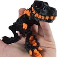 thumbnail image 4 of Articulated Skeleton T-Rex Figurine  Posable Prehistoric Collectible for Desk or Shelf Display  3D Printed, 4 of 4