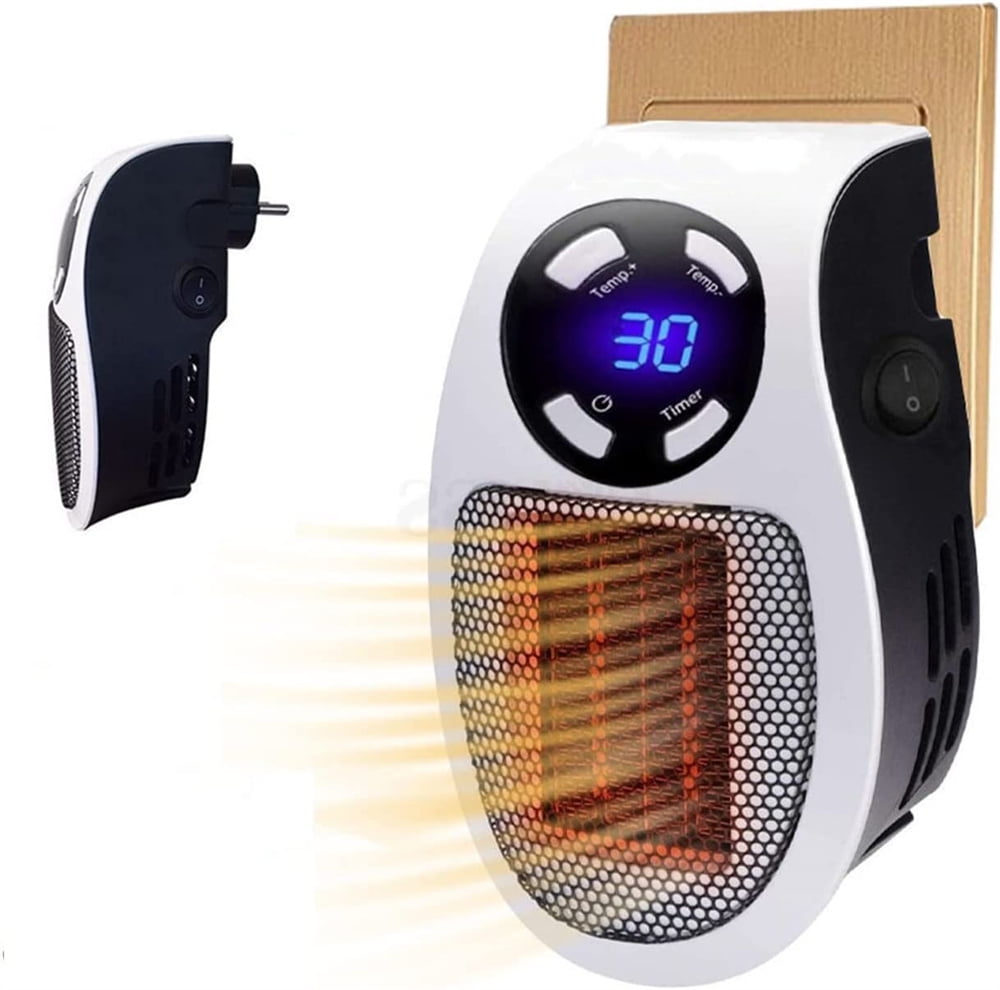 NOGIS Top Heat Ceramic Heater, 500W Ceramic Heater Plug In, Top Heat