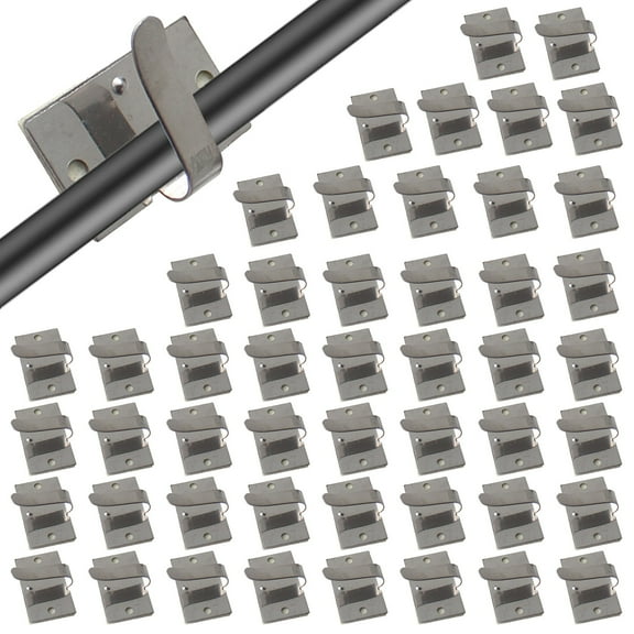 50 Pcs Self-Adhesive Wire Clips for Outdoor String Lights, Easy to Install(Plumbing & Fixtures)