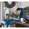 thumbnail image 4 of Tawny Owl Throw Pillow 18 in x 18 in, 4 of 5