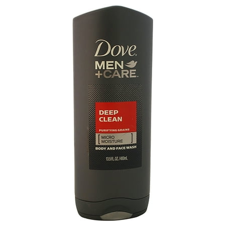 Deep Clean Body and Face Wash by Dove for Men - 13.5 oz Body Wash