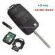 thumbnail image 5 of Llave remota Cola 434MHz ID48 Para coche 02-05 Tecla de control remoto de coche de 3 botones, 5 of 7