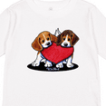 thumbnail image 4 of Inktastic Beagle Heartfelt Duo Boys or Girls Long Sleeve Toddler T-Shirt, 4 of 5