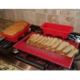 thumbnail image 2 of Juego de moldes para pan y pan rojo de 2 piezas, antiadherentes, grado comercial, 2 of 4