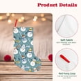 thumbnail image 4 of Goofa Snowflake Scarf Snowman for Christmas Stockings, 18inch Xmas Hanging Stocking Decorations for Christmas Party Family Decor, 4 of 7