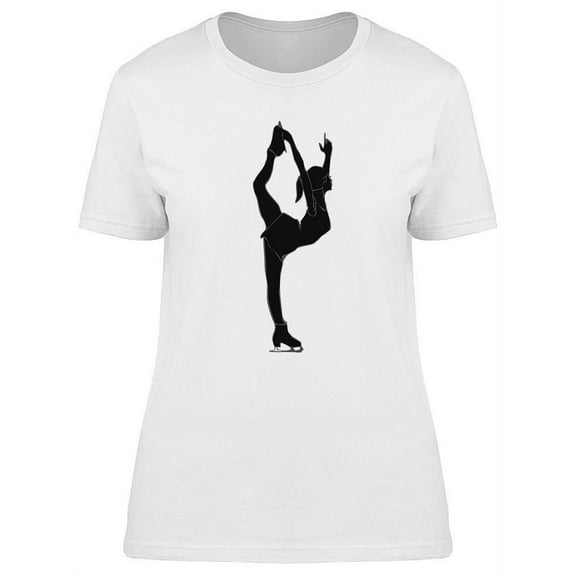 Female Figure Skating Design T-Shirt Women -Image by Shutterstock, Female XX-Large