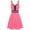Pink, variant on TARIENDY Womens Retro Punk Dresses Renaissance Gothic Dress Empire Waisted Dresses Lace Up Bandage Dress V Neck Sleeveless Party Dresses