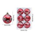 thumbnail image 3 of FeiFu Christmas Tree Hanging Ornaments Decorative Baubles for Home,Window Display Scene Setup,Festive Christmas Decorations(6pcs), 3 of 5