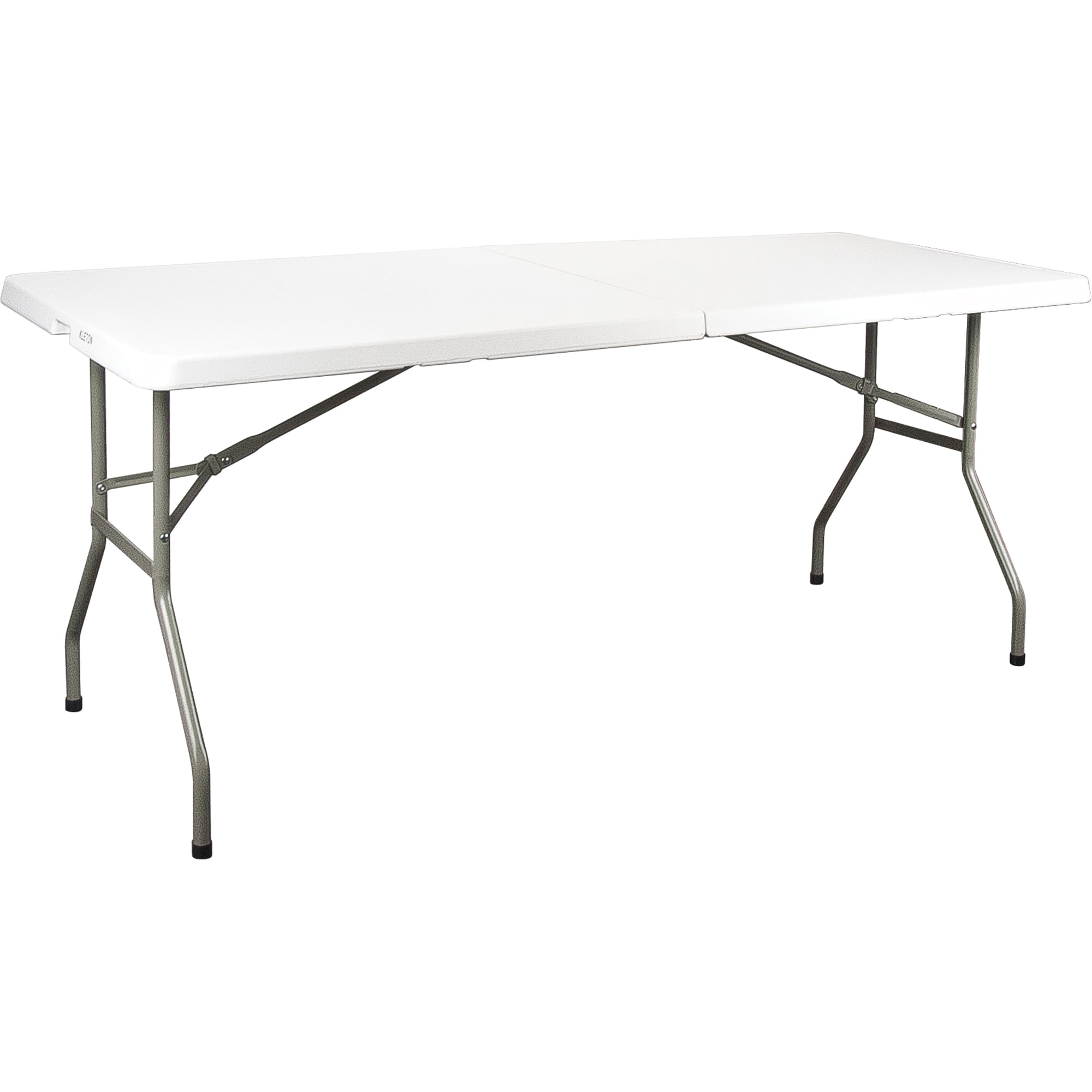 Kleton Polyethylene Fold In Half Table 72 Inch Length 30 Width 350 Lbs Capacity
