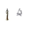 thumbnail image 1 of Escultura De Figura De Mujer Tribal Africana, Arte Vintage, Artesanía, Estatua De Pensador Abstracto, Adorno Decorativo Para Chimenea, Armario, Mesa, Sala De Estar, Estante, Oficina,, 1 of 8