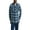Dark Blue Heather, variant on ® Men's and Big Men's Relaxed Fit Brushed Flannel Shirt with Long Sleeves, Sizes S-5XL