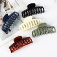 thumbnail image 4 of Pinzas para el cabello grandes antideslizantes de 4,3 pulgadas para niñas, pinzas para el cabello grandes para cabello fino y grueso, pinzas para el cabello de sujeción fuerte para mujeres (paque, 4 of 5