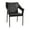 Black, variant on Flash Furniture Ethan Commercial Grade Stacking Patio Chair, All Weather PE Rattan Wicker Patio Dining Chair in Black