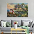 thumbnail image 5 of Mickeys & Minnies Share A Kiss in Sweetheart Cove Posters Art Print Wall Photo Paint Poster Hanging Picture Family Bedroom Decor Gift 08x12inch(20x30cm), 5 of 6