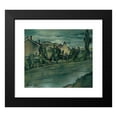 thumbnail image 2 of Konštantín Bauer 14x12 Black Modern Framed Museum Art Print Titled - Tahan's Rows (1927), 2 of 5
