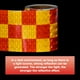 thumbnail image 5 of Cinta Reflectante Uxcell, 4 Pulgadas x 10 Pies Cinta Autoadhesiva Impermeable de Alta Visibilidad Amarillo Oscuro y Rojo para Señales de Advertencia al Aire Libre, 5 of 7