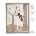 thumbnail image 3 of Lambs & Ivy Treetop Fox Woodland Tree Nursery 3-Piece Baby Crib Bedding Set, 3 of 9