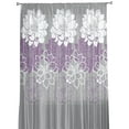 thumbnail image 3 of Colorful Flower Vector Sheer Curtains for Living Room Tulle Curtain for Bedroom Kitchen Window Voile Curtains, 3 of 7