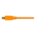 thumbnail image 2 of Tether Tools Pro 15' USB 2.0 A Male to Mini-B 5 Pin Gold Plated Cable, High-Visibility Orange, 2 of 6