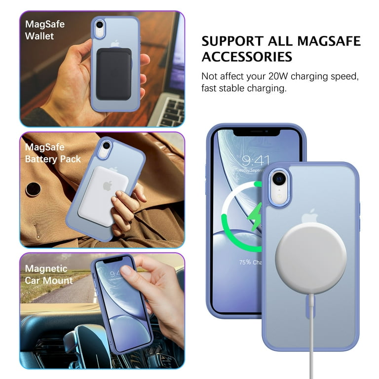 BENTOBEN Case for iPhone XR Compatible with Mag-Safe Translucent