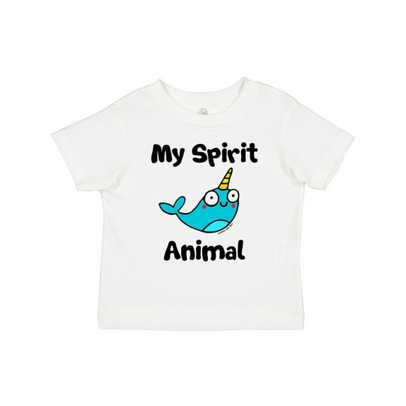 Inktastic Narwhal is My Spirit Animal Boys or Girls Toddler T-Shirt