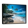 thumbnail image 2 of Designart "Hawaii Of Paradise I" Nautical & Beach Floater Framed Wall Decor, 2 of 7
