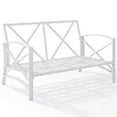 thumbnail image 4 of Crosley Causeuse de Patio Kaplan en Gris et Blanc, 4 of 13