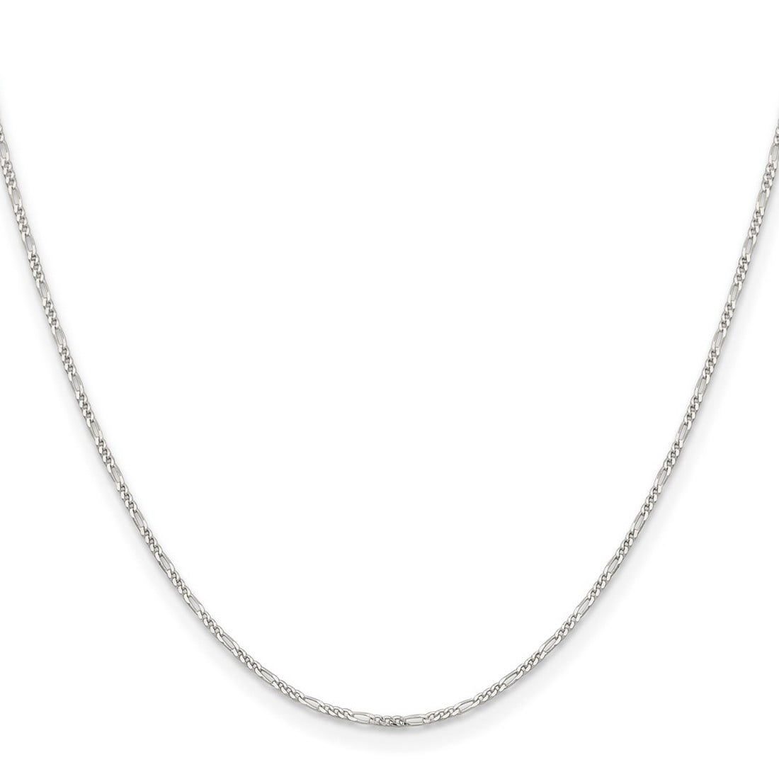 925 Sterling Silver 1.2mm Figaro Chain Anklet 10 Inch Anklet for Women and Men - .9 Grams