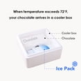 thumbnail image 3 of AMOTRIO Sugar-Free Couverture Dark Chocolate 80%, 22 Ct, Delivered with Cold Packs, 3 of 5