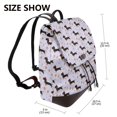 thumbnail image 2 of Easygdp Sac à Dos en Cuir Imprimé Chien Sac à Main Mode pour Femmes, 2 of 4