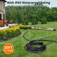 thumbnail image 4 of Ladcaser RV Extension Cord, Power Grip 50 Amp, Flexible Heavy-Duty 10/3 Gauge STW, Waterproof with Cord Organizer, 6AWG/3C+8AWG/1C, 4 of 5