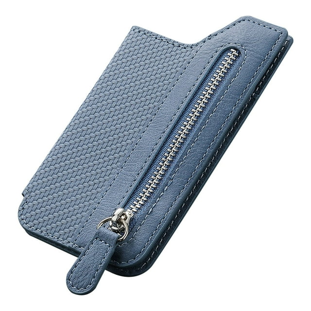 Mobile Phone Card Case, Left And Right Flip Covers, Multiple Card, Zipper, Mobile Phone Bag, Personalized Back Sticker Card Case