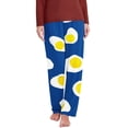 thumbnail image 2 of Qingpeng Womens Checked Fashion Pattern Lounge Pants Plus Size Elastic Waisted Wide Leg Plaid Pajamas Bottoms for Women, 2 of 7