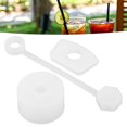 thumbnail image 1 of Silicone Spill Proof Stopper Set, 4 Set Spill Proof Stopper Tumbler Accessories Including Straw Cover Cap Square Leak Stopper Round Lid Stopper Plug for Home Kitchen Restaurant, 1 of 7