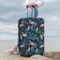 thumbnail image 3 of Lsque Flamingos And Birds Printed Luggage Cover, Travel Luggage Protector,Scratch and Dirt Resistant, Fits 18-32 Inch Luggage - X-Large, 3 of 9