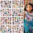 thumbnail image 2 of 8 pegatinas de tatuajes de la película Disney Encanto, figuras impermeables, lindas, Mirabel, divertidas, regalo de cumpleaños de Navidad para niños, juguete de recompensa para niñas, 2 of 5