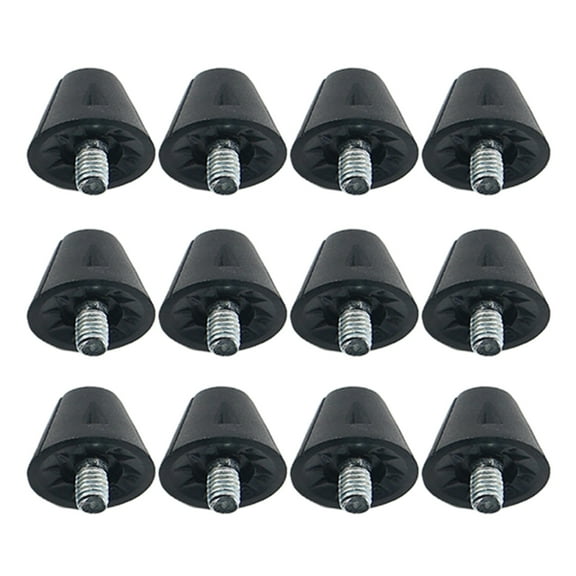 12Pcs Universal Nylon Football Shoe Studs Replacement for Soccer Shoes Reliable