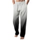 thumbnail image 2 of Pantalones largos de moda para hombre con cordón elástico en la cintura y color degradado, pantalones casuales de longitud completa para hombre., 2 of 4