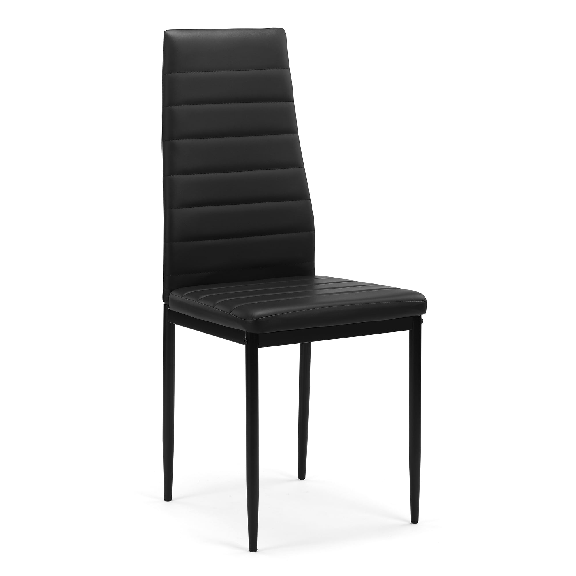 MAYEERTY Dining Chair Set for 4 – PU Leather Upholstered Chairs