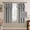 Heather Grey, variant on Linen Curtains with Valance 95 Inch Long 2 Panels Farmhouse Boho Privacy Window Curtains for Living Room Bedroom Ring/Rod Pocket Privacy Light Filtering Drapes, 52x 95 Inch, Heather Grey