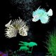 thumbnail image 2 of KAIYANG Pez león artificial luminoso falso para acuario, adorno para pecera, simulación de brillo, decoración de animales (azul), 2 of 4