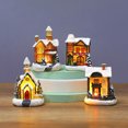 thumbnail image 3 of Decoración hogareña Gwong adornos navideños realista mirando a prueba de shatter a prueba de resina estilo europeo de Navidad Casa temática decoraciones para el hogar Gwong 21079881, 3 of 6