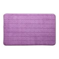 thumbnail image 2 of Carpet Polyester Carpet Memory Cotton Outdoor Indoor And Outdoor Bathroom Kitchen Carpet Floor Mat Grid 60X40Cm Deep Purple, 2 of 6