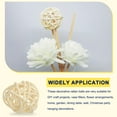 thumbnail image 4 of Uxcell 12 Pcs Wicker Rattan Balls 1.2 Inch Rattan Decorative Balls Vase Fillers for Wedding Party Centerpiece Bowls Home Decoration, Beige, 4 of 5