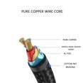 thumbnail image 2 of Audio Adapter Cable Phone To Rca Lotus Cable Speaker Audio Amplifier Link Audio Cable For Apple Iphone Tw, 2 of 5