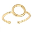 thumbnail image 5 of 14K Gold Plated Rings for Women | Gold Karma Circle Ring | Stackable Rings, 5 of 5