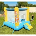 thumbnail image 2 of World Tech Toys Moonbug Blippi Inflatable Bouncer, 3-8 Years, 8.20’ x 6.60’ x 5.00’, 2 of 4