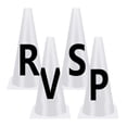 thumbnail image 2 of sunsanly 4/ 8 Pcs Dressage Cones Stackable Equestrian Training Cones Set with Letters Sign Easy Setup Dressage Cones for Equestrian Practice Events, 2 of 7